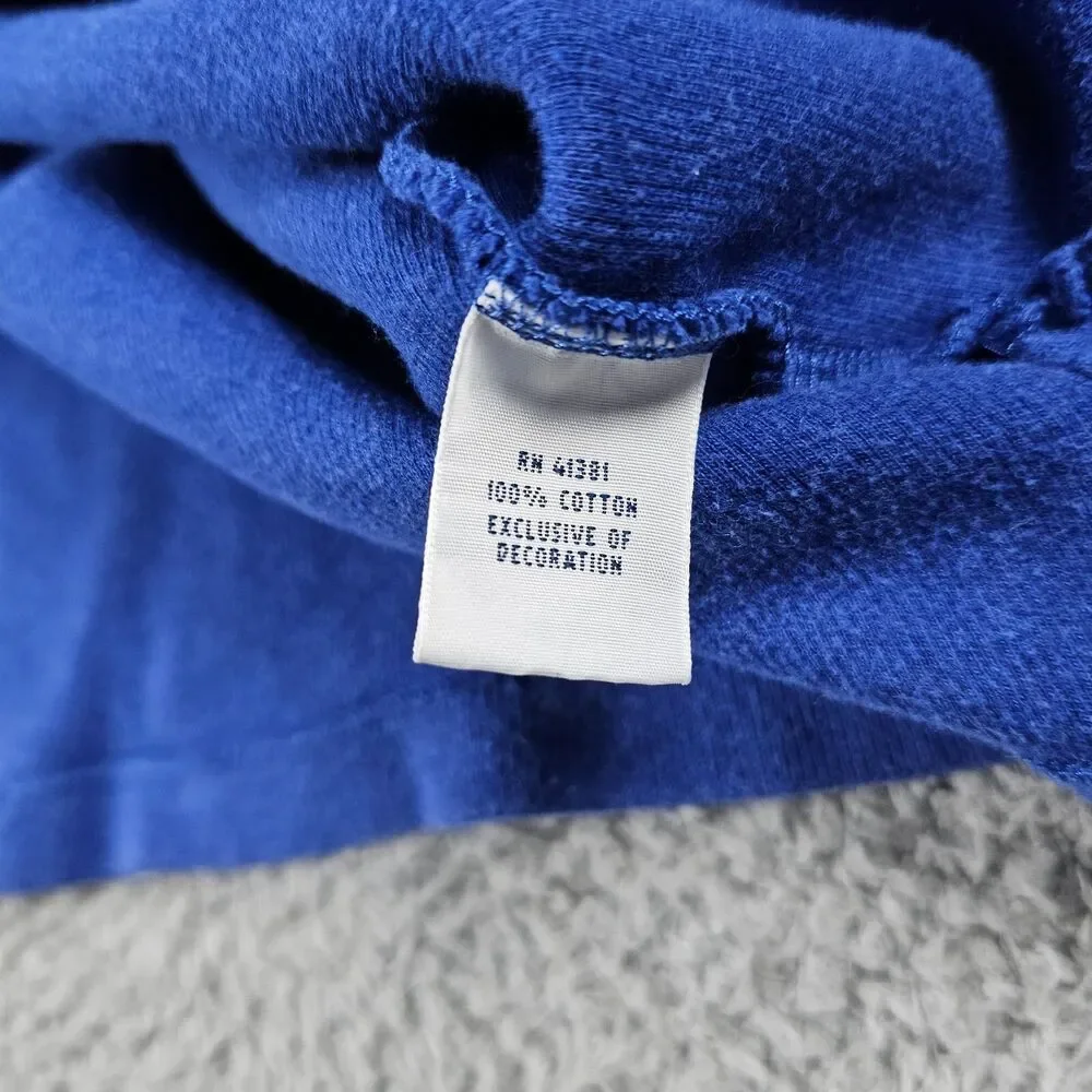 Polo Ralph Lauren Sweater Mens Large Blue 1/4 Zip Pullover Casual Golf Preppy